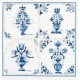 Набір для вишивання хрестиком Antique Tiles. Flower Vases Linen