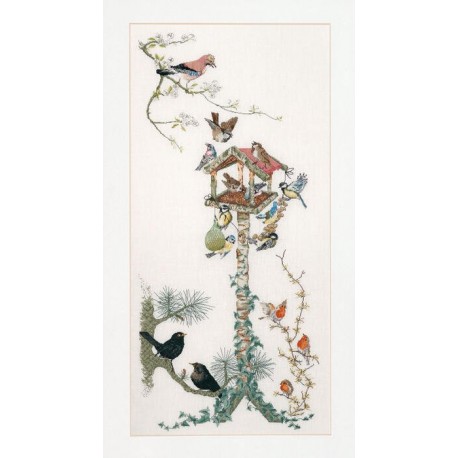 Набір для вишивання хрестиком Bird Table Linen Thea Gouverneur