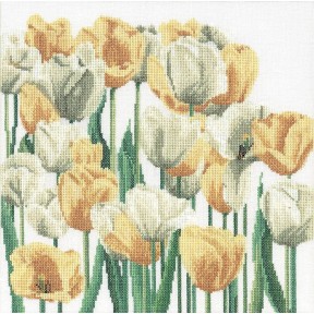 Набор для вышивки крестом Tulips Linen Thea Gouverneur 3065