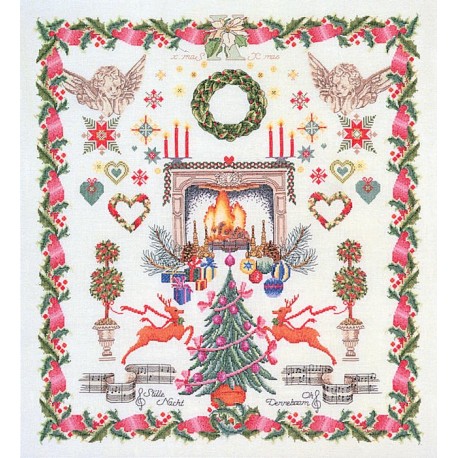Набор для вышивки крестом Christmas Design Linen Thea Gouverneur 2077