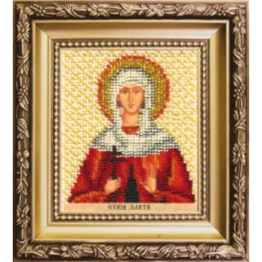 Набор для вышивания бисером Б-1236 Икона святой Златы фото