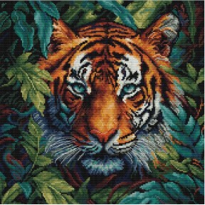 Тигр джунглей  Набор для вышивки крестом Luca-S BU5047