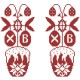Пасхальный бант Схема для вышивания бисером и нитками Барвиста Вишиванка ТР819пн1199