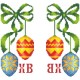 Пасхальный бант Схема для вышивания бисером и нитками Барвиста Вишиванка ТР817пн1199