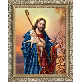 Иисус с ягненком Набор для вышивания бисером КиТ 10318К