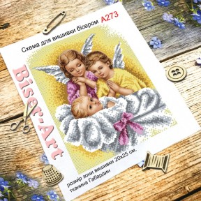 Ангелы-хранители Схема для вышивки бисером Biser-Art A273ба