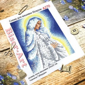 Беременная Дева Мария Схема для вышивки бисером Biser-Art A270ба