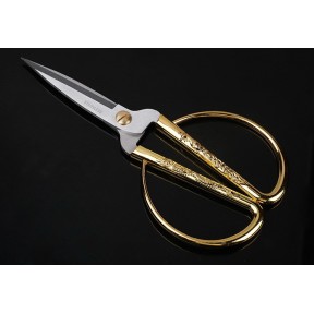 Ножницы для рукоделия золото Classic Design CD-101-17
