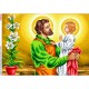 Св. Иосиф с Иисусом Схема для вышивки бисером Biser-Art B645ба
