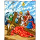 Ісус втретє падає під хрестом Схема для вишивки бісером Biser-Art A258ба