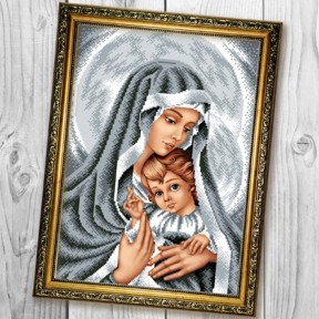 Мадонна з немовлям (срібло) Схема для вишивки бісером Biser-Art B601ба