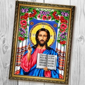 Ісус Христос Вседержитель Схема для вишивання бісером Biser-Art A683ба