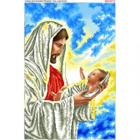 Ісус із немовлям Схема для вишивки бісером Biser-Art A3012ба