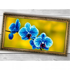 Синя орхідея Схема для вишивки бісером Biser-Art 3060003ба