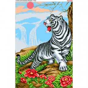 Тигр Схема для вишивки бісером Biser-Art 3099ба