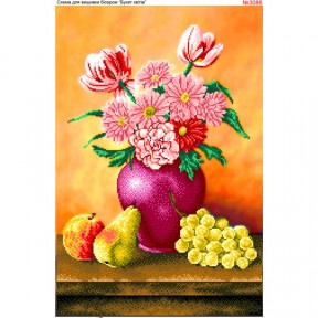 Букет квітів Схема для вишивки бісером Biser-Art 3086ба