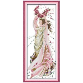 Банкет на честь свята троянд  Набір для вишивання хрестиком з друкованою  схемою на тканині Joy Sunday R761