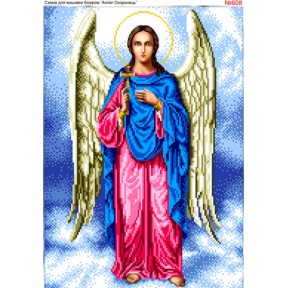 Ангел-Хранитель Схема для вышивки бисером Biser-Art 608ба