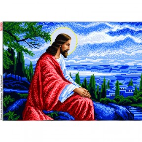 Ісус в Єрусалимі Схема для вишивання бісером Biser-Art 599ба