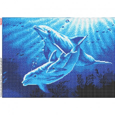 Дельфін Схема для вишивки бісером Biser-Art 530ба