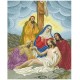 Иисуса снимают с креста Канва с нанесенным рисунком для вышивания бисером БС Солес ХД-13-СХ