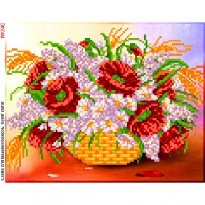 Букет квітів Схема для вишивки бісером Biser-Art 240ба