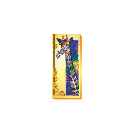 Набор для вышивания бисером Абрис Арт АВ-438 Радужный жираф