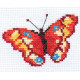 Набор для вышивки крестом Алиса 0-43 Бабочка фото