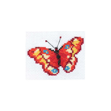 Набор для вышивки крестом Алиса 0-43 Бабочка фото