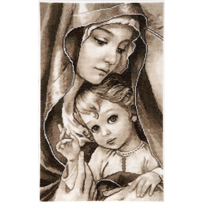 Набор для вышивки крестом Alisena 1213а Мадонна с ребенком фото