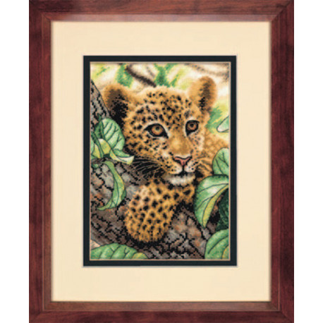 Набір для вишивання Dimensions 70-65118 Leopard Cub фото