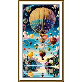 Мир воздушных шаров Набор для вышивки бисером Нова Слобода ДК6712