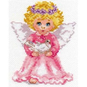 Набор для вышивки крестом Алиса 0-65 Ангелочек фото
