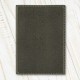 Обложка на паспорт хаки Заготовка для вышивки из искусственной кожи Wonderland Сrafts FLBE(BB)-029