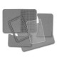 Обкладинка на ID паспорт сіра Заготовка для вишивки зі штучної шкіри Wonderland Сrafts FLBE(BB)-034