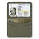 Обложка на ID паспорт хаки Заготовка для вышивки из искусственной кожи Wonderland Сrafts FLBE(BB)-035