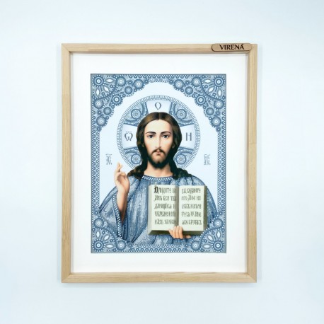 Ісус Христос Схема-ікона для вишивання бісером ТМ VIRENA А3Р_324
