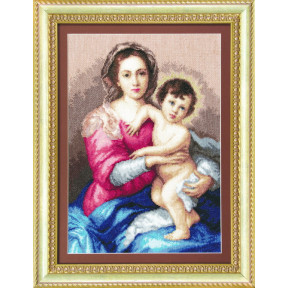 Набор для вышивки крестом Чарівна Мить М-116 Мадонна с младенцем