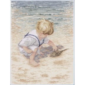 Набір для вишивання Janlynn 029-0047 Boy With Horseshoe Crab