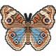 Бабочка-магнит «Junonia Lavinia» ArtSolo Набор алмазной живописи БАТ26