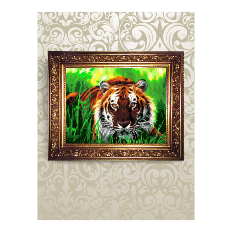 Тигр на траве Набор для бисероплетения ArtSolo NMK004