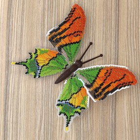 Teinopalpus imperialis. Метелик Набір для вишивання хрестиком ArtInspirate BUT-31