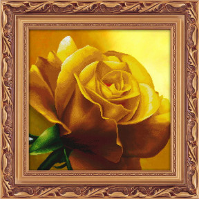 Набір для малювання камінням 5D-055 Lasko Жовта троянда фото