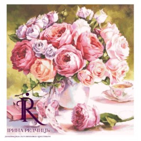 Схема для вышивания крестом Ирина Белова Очаровательный букет роз СХ-199БЛ
