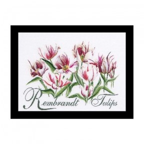 Rembrandt Tulips Linen Набор для вышивки крестом Thea Gouverneur gouverneur_447