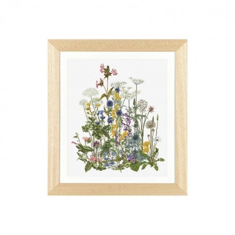 Thea's Garden Flowers Linen Набір для вишивання хрестиком Thea Gouverneur gouverneur_583