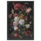 Still Life with Flowers in a glass Vase Black Aida Набір для вишивки хрестиком Thea Gouverneur gouverneur_785.05