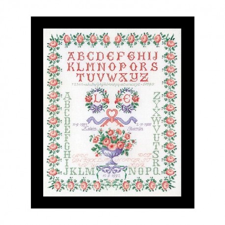 Sampler Linen Набор для вышивки крестом Thea Gouverneur gouverneur_2040