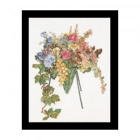 Floral Cascade Aida Набір для вишивання хрестиком Thea Gouverneur gouverneur_2051A