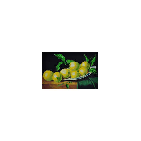 Набір для вишивання Картини Бісером Р-212 Натюрморт з лимонами